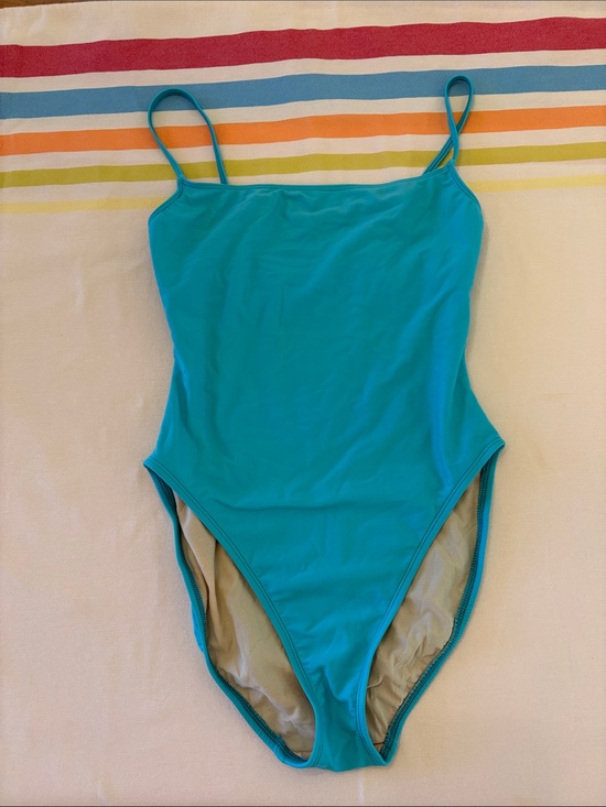La Blanca Other - La Blanca Turquoise Slim-Strap One-Piece Swimsuit